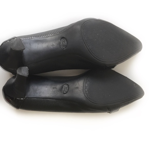 JOAN&DAVID CIRCA LUXE BLACK LEATHER 6.5 M - Picture 6 of 8